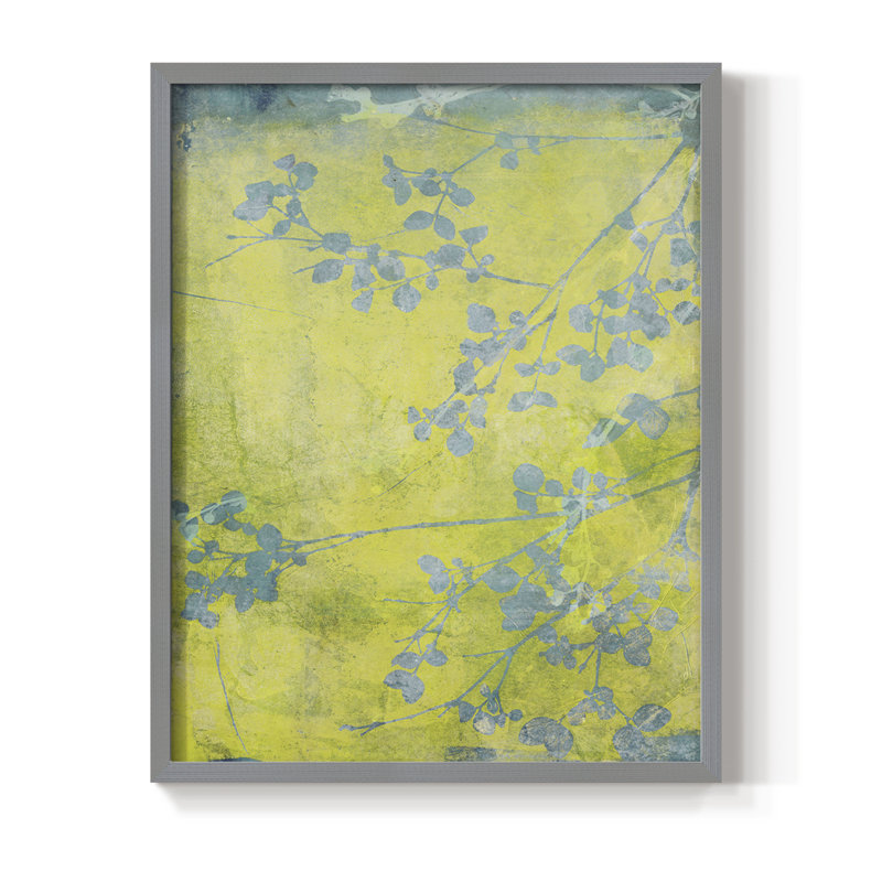 Reproduction encadrée Boundless VI - bois massif, Grey, 21" H x 17" W, Green