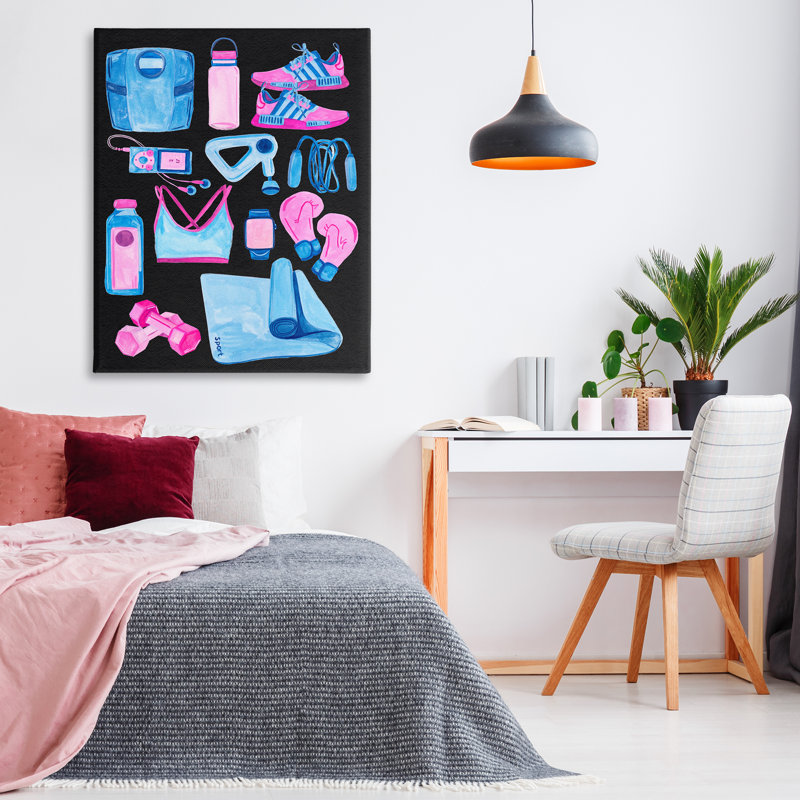 Art audacieux, art mural sur toile par Melissa Wang, H 48 po x l 36 po