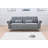 Twin 85'' Velvet Futon And Mattress-1941584128