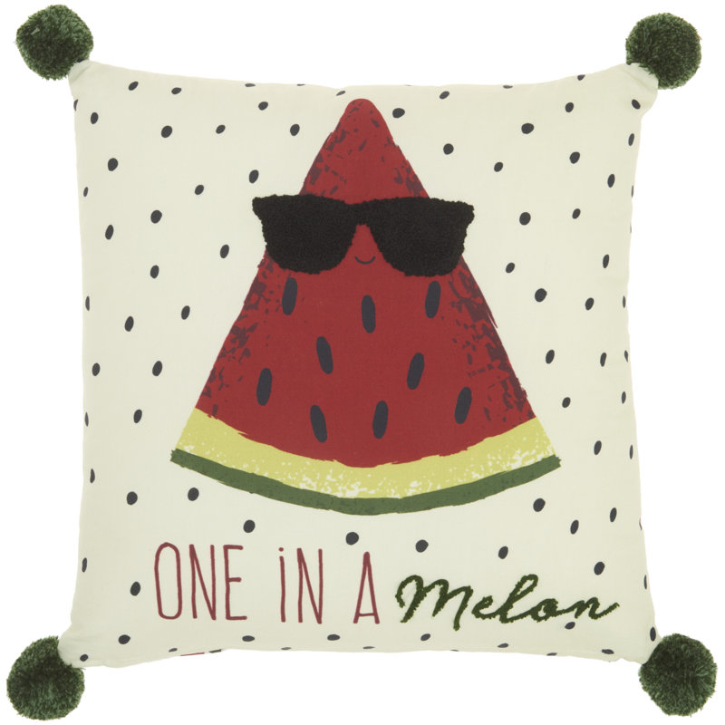  Housse et insert de coussin 100% coton One in a Melon
