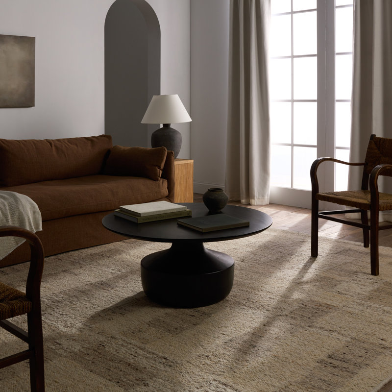 Jaipur Living Llara LEO12 Handmade Stripes Tan Area Rug (9'x12'), Rectangle 5' x 8'