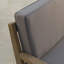 Causeuse d'extérieur grise + table basse-2065180677