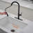 VIBRANTBATH Pull Out Kitchen Faucet-90616811