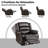37.1'' Wide Modern and Upholstered Power Faux leather Recliner (Set of 2)-1780835668