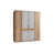 Plank oak/Light grey