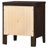 Garrett Cappuccino 2-Drawer Rectangular Nightstand-1324462715