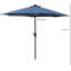 Yakhlef 270cm Lighted Tilt Market Parasol-1836131730