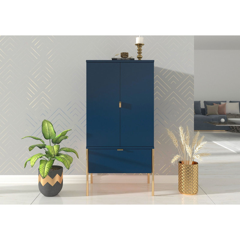 Agosto 60cm Sideboard, Navy Blue