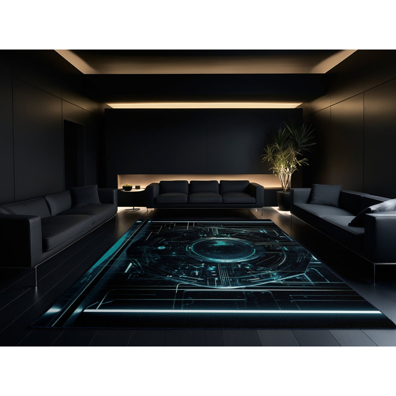 Twilight Beam Rug, Rectangle 4' x 6'