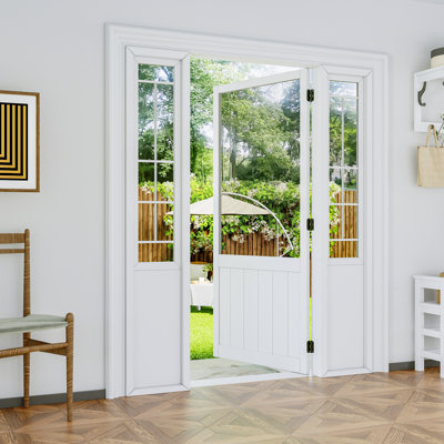 Porte d'extérieur 30 po x 80 po demi-Lite
