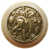 Antique Brass/Natural Wood