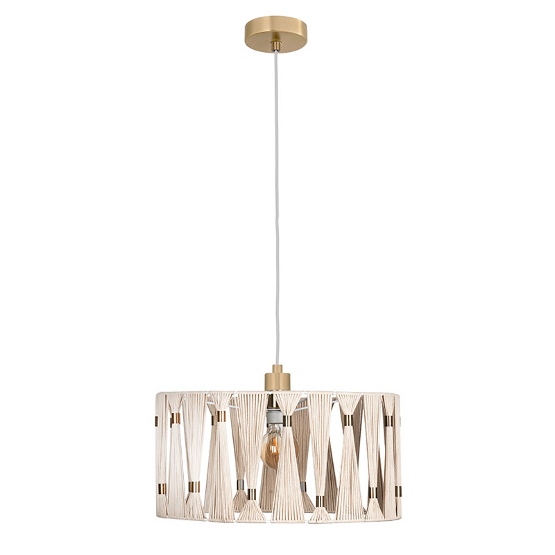 Luminaire suspendu cylindrique à 1 lumière Raistlin