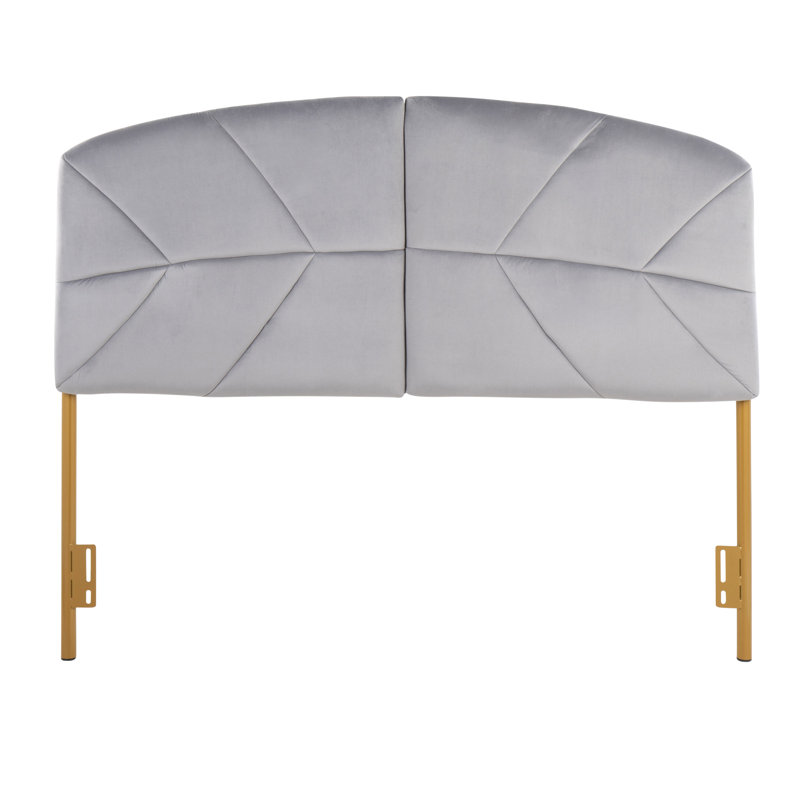 Upholstered Headboard, Gray