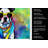 Boston Terrier Hippie Dawg Kitchen Towel