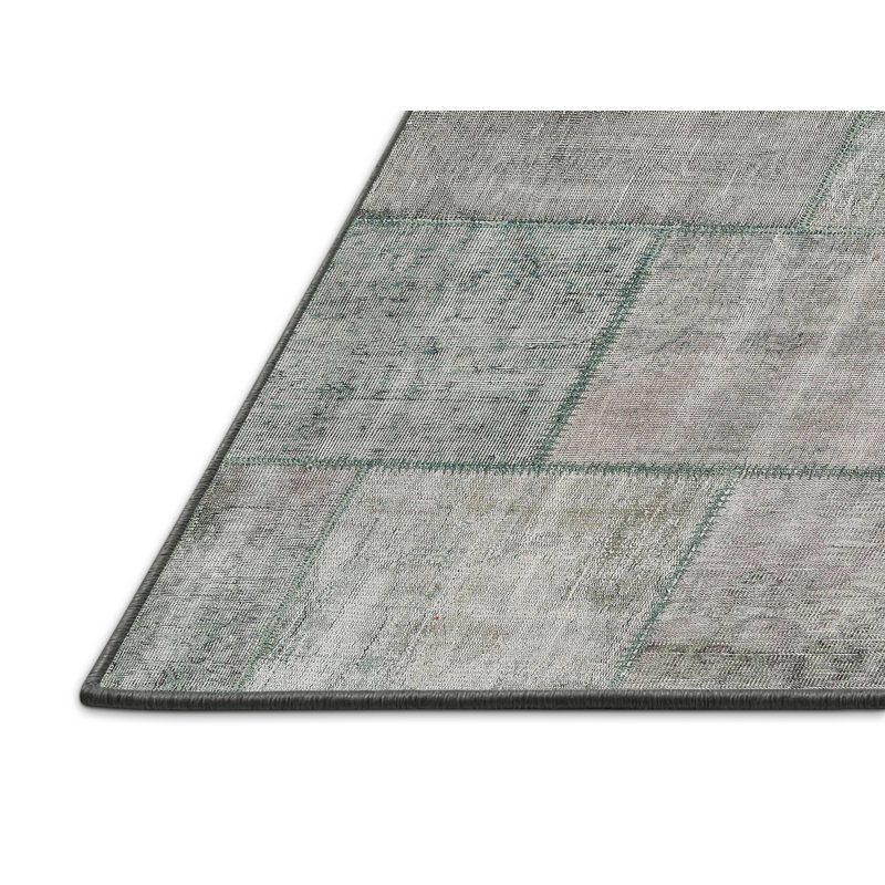 Tapis contemporain gris, Rectangle 5 pi x 8 pi