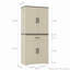 Charmante armoire en bois avec DEL et tiroir pour un rangement polyvalent