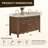 Lala 60" Double Bathroom Vanity with Grain White Engineered Stone Countertop without Mirror-658382844