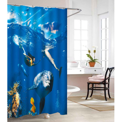Heavy-Weight Vinyl Animal Print Shower Curtain