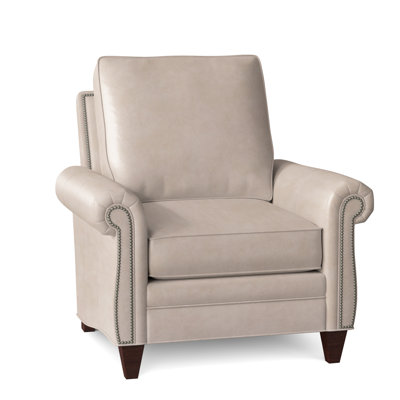 Reddish Upholstered Armchair