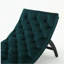Chaise longue avec tissu en velours