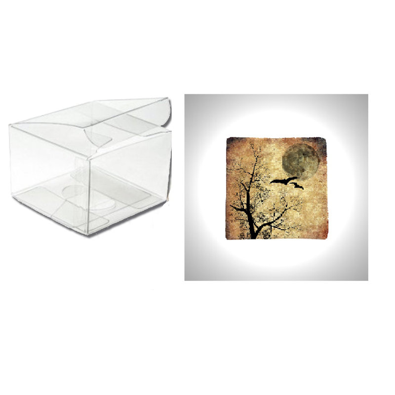 Stoneware Square 3 Piece Coaster Set
