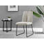 Lenworth Modern Glass & Chrome Metal Dining Table Set & 4 Luxury Fabric Dining Chairs-90277866