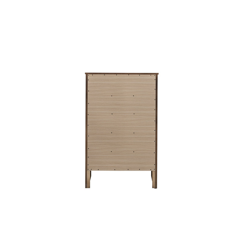 Daniel 5 Drawer Chest -Cappuccino, Cappuccino