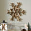 Petit flocon de neige en bois naturel-1214622507
