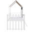 Lit mezzanine simple en métal avec toit-1851276843