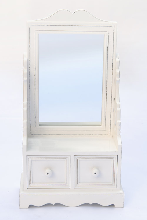 Leroux Wood Flat Mirror