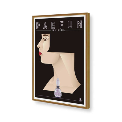 Golden Perfume Muse Art Print