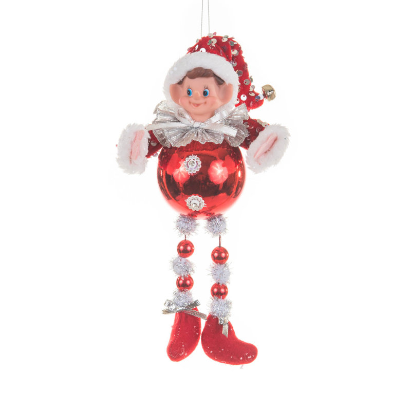 Hangable Red Bowtie Elf