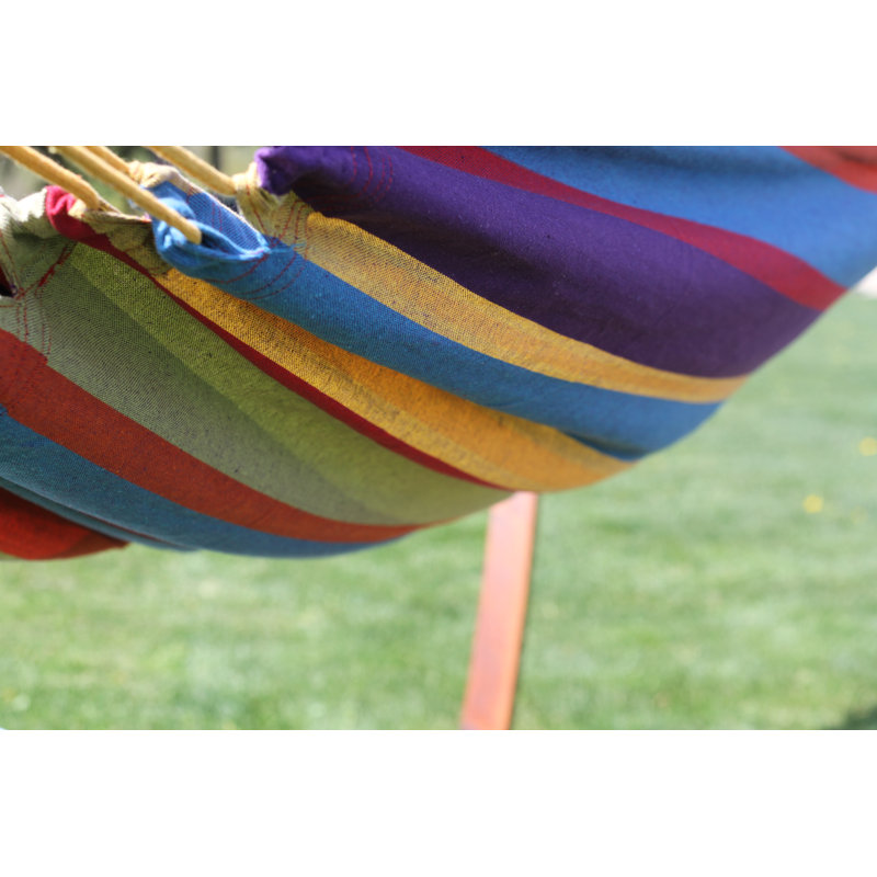 Natalia Double Hammock with Stand, Tropical