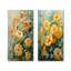 Ensemble de 2 pièces d'art jaune jaune et vert, Morning Glory III - Morning Glory-500530409-500530414