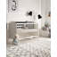 Tapis à poil long gris treillis Griego-1295641877