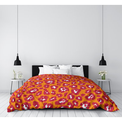 Housse de couette à imprimé léopard Throwback