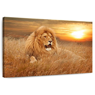 Lion couché Brampt