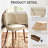 Two-tier solid wood upholstered side chair-340360836-340360833-344389580
