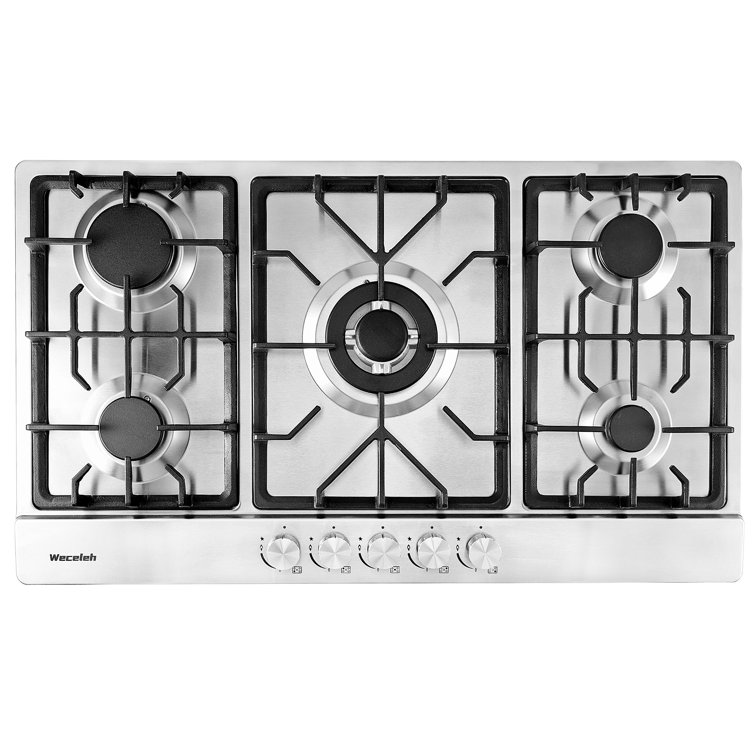 Whirlpool 21 in. 2-Burner Electric Cooktop with Power Burner - Stainless  Steel