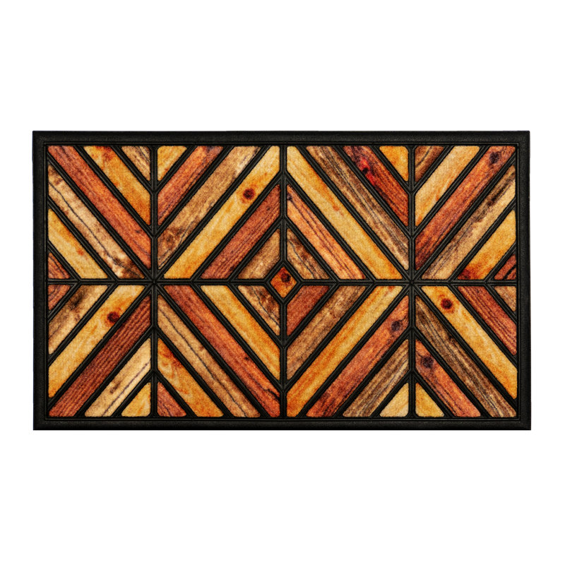 Portacolour Non-Slip Chevron Doormat