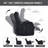 Chenille Single Motor Power Lift Recliner Chair With Massage And Heat For Elderly, Heavy Duty Motion Mechanism And One USB For Charging, Max Reclining Angle 155°
