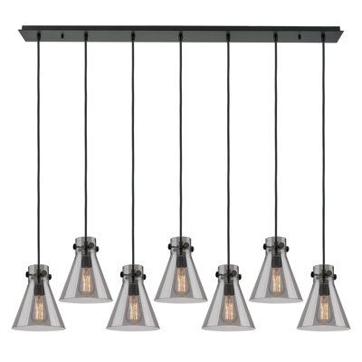 Luminaire suspendu conique à 7 lumières Amrith
