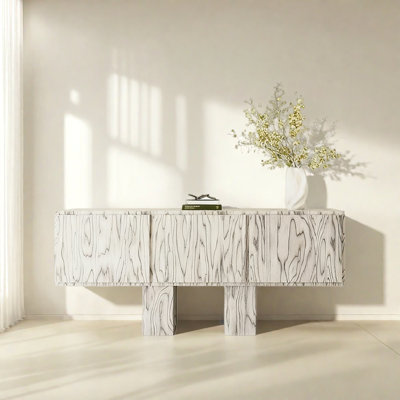 Retro Multifunctional Console Table