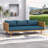 Acacia Wood Daybed with Classic Slat Paneling-142179237