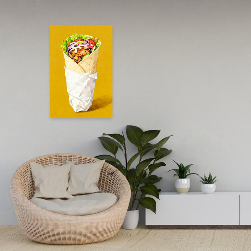 Art contemporain, art mural contemporain, H 24 po x l 16 po
