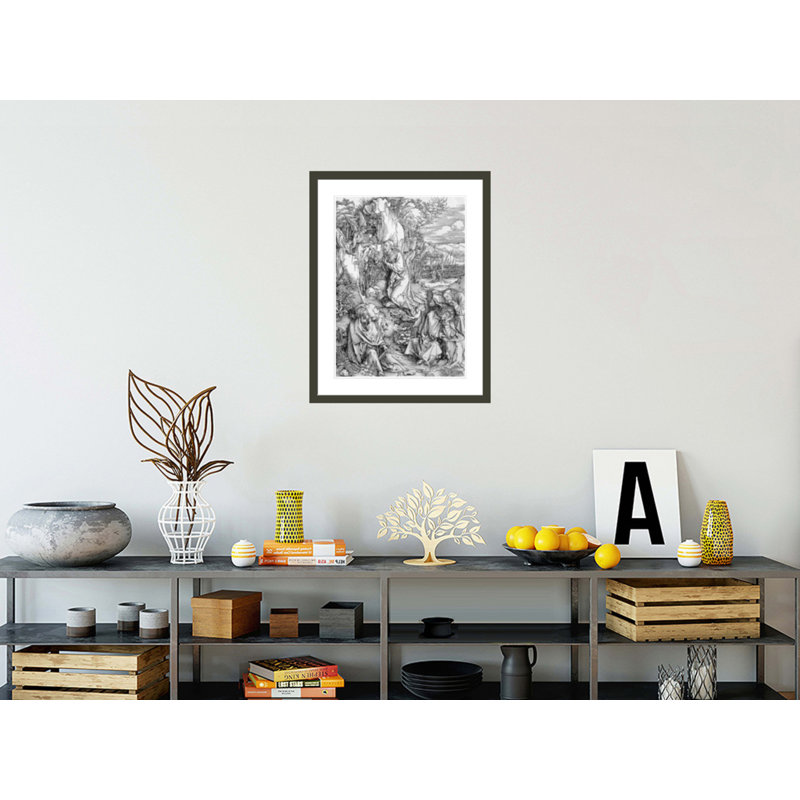 «Agony in the Garden» de la série «Great Passion» par Albrecht Dürer, impression giclée encadrée, H 29,5 po x l 23,01 po