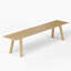 T & B Solid Wood Dining Bench-81060285