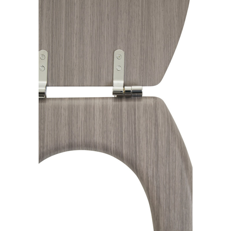 Rosanna Elongated Standard Toilet Seat, Grey