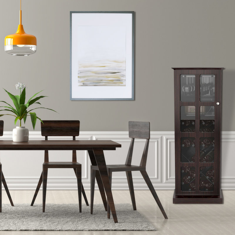 Armoire à vin en bois Windowpane