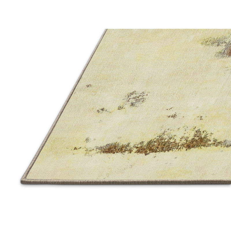 Abstract Indoor Rug, Rectangle 2' x 4'